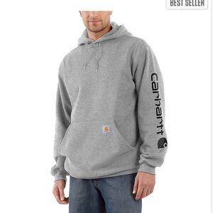 Carhartt Men's Heather Gray Hoodie
